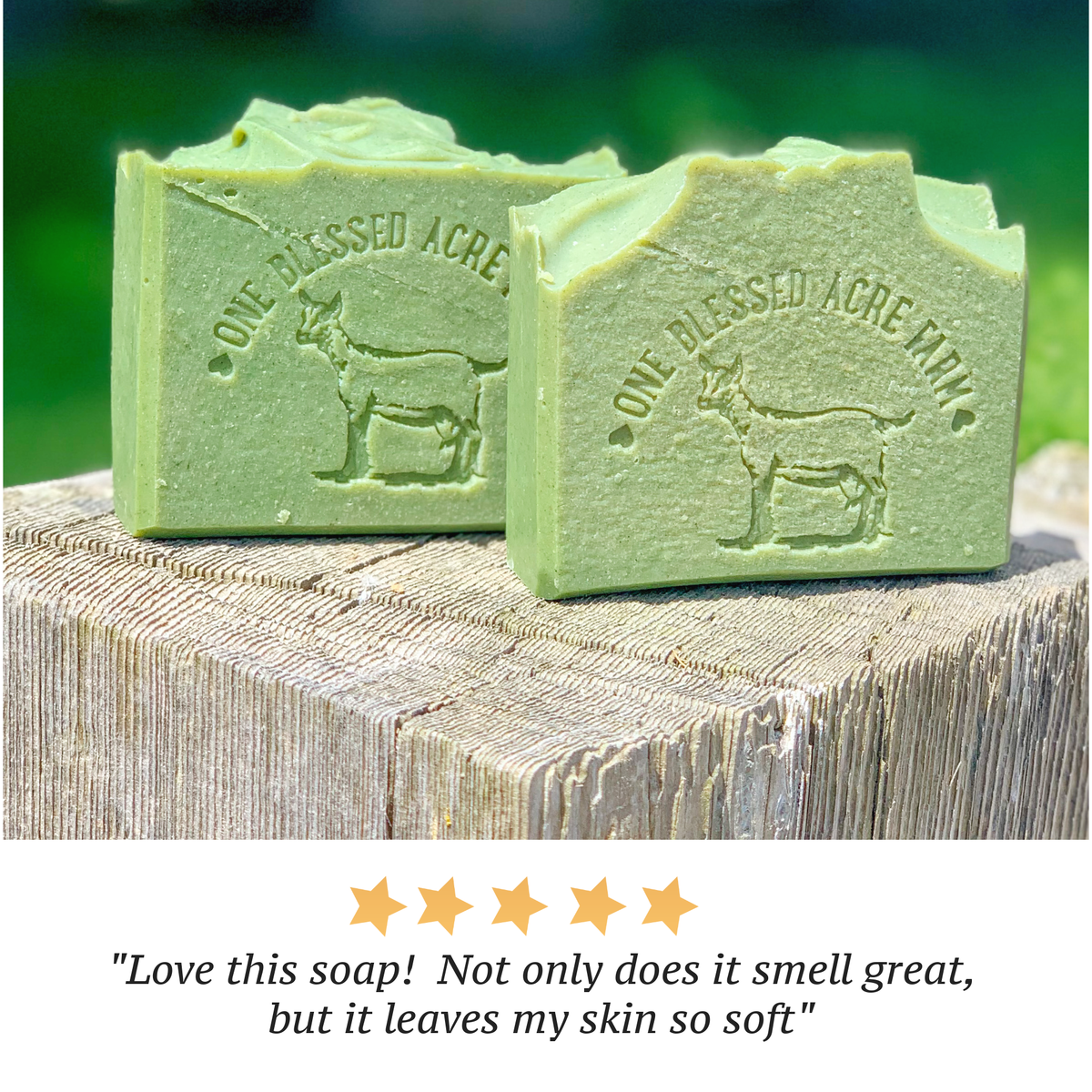 Wild Honeysuckle Goat Milk Bar Soap
