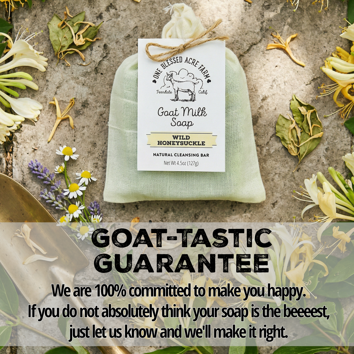Wild Honeysuckle Goat Milk Bar Soap
