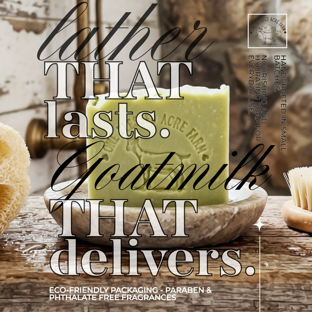 Wild Honeysuckle Goat Milk Bar Soap