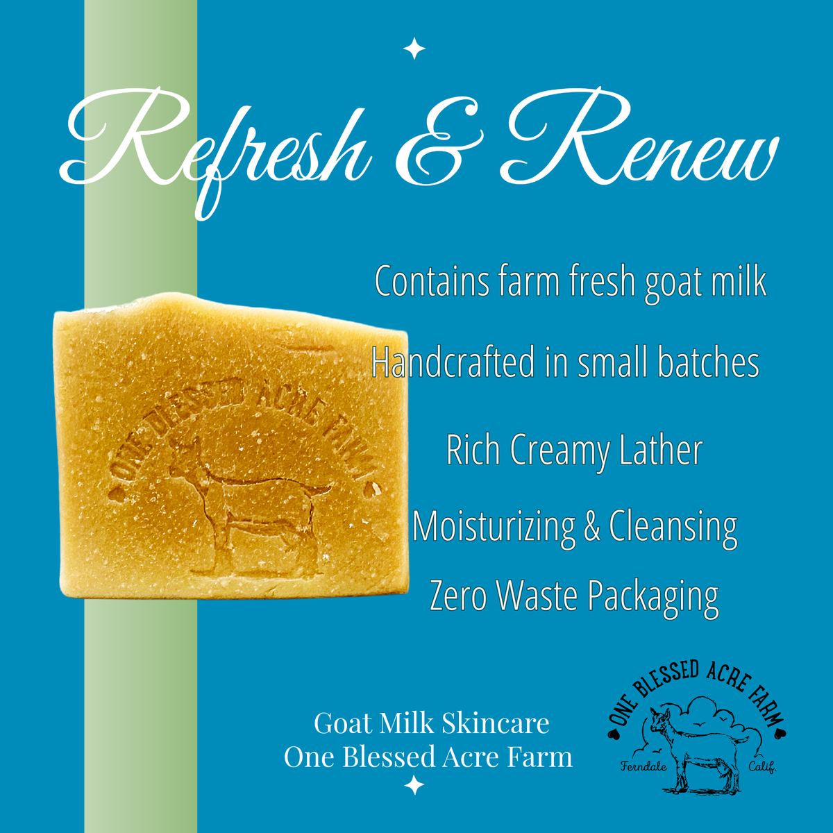 Almond Oatmeal Goat Milk Bar Soap
