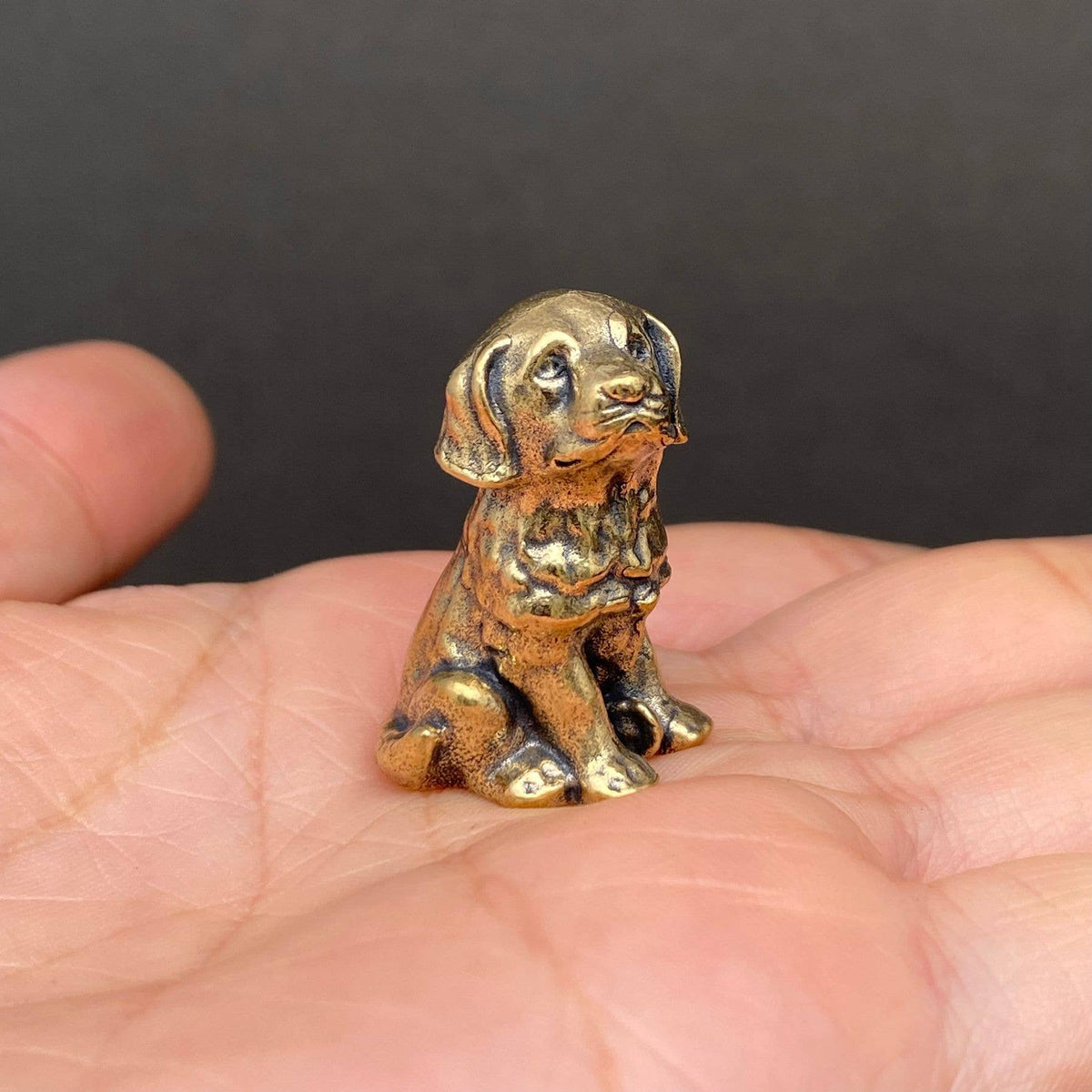 Brass Dog Crafts Decoration Desktop Ornaments