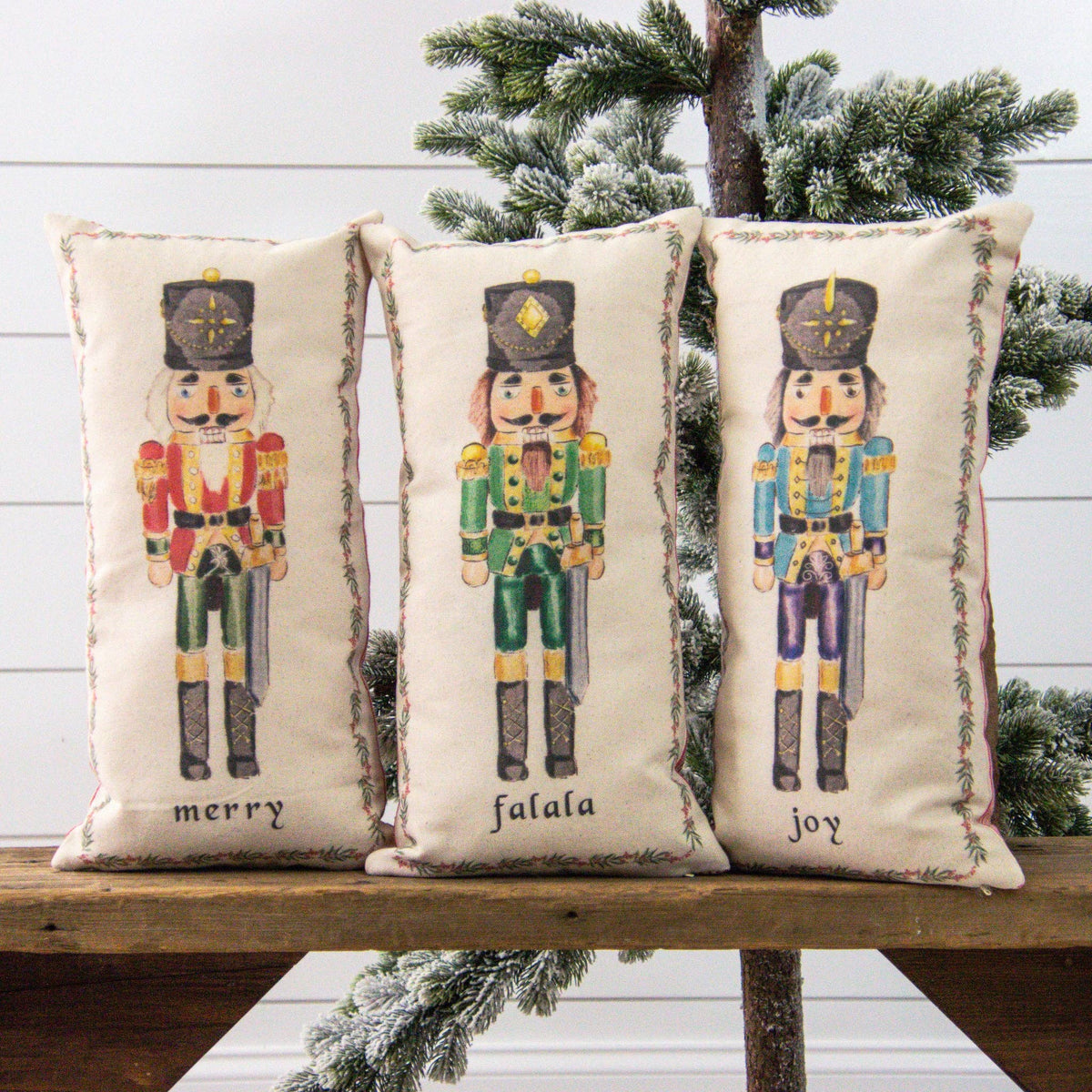 Nutcracker Holiday Pillows