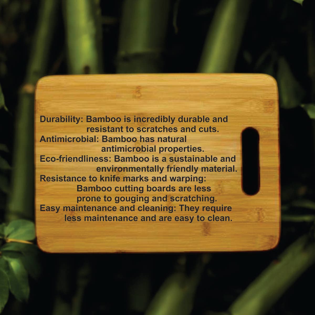 Goat Baby Design Bamboo Cutting, charcuterie, cheese board: 6"x9"