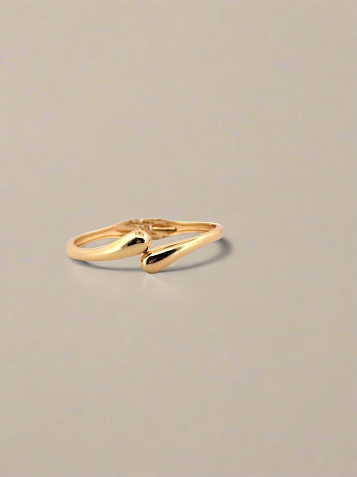 Golden Flow Cuff Bracelet