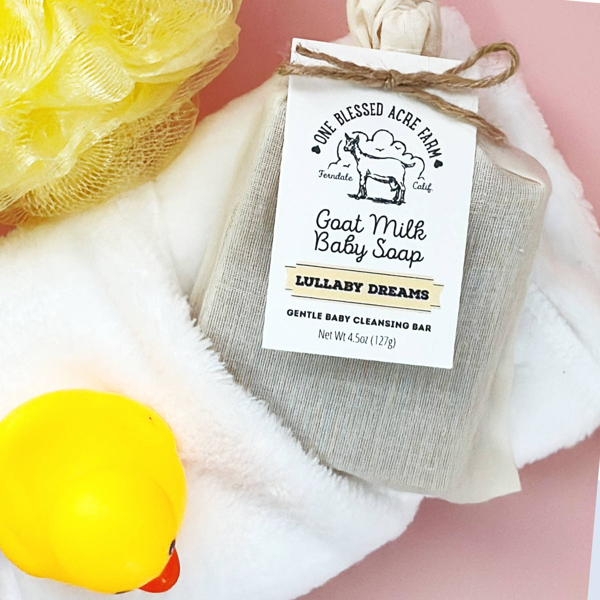 Goat Milk Baby Skincare Bar Soap: Unscented