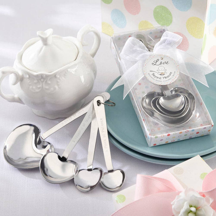 Heart Shaped Measuring Spoons - (Set of 4)