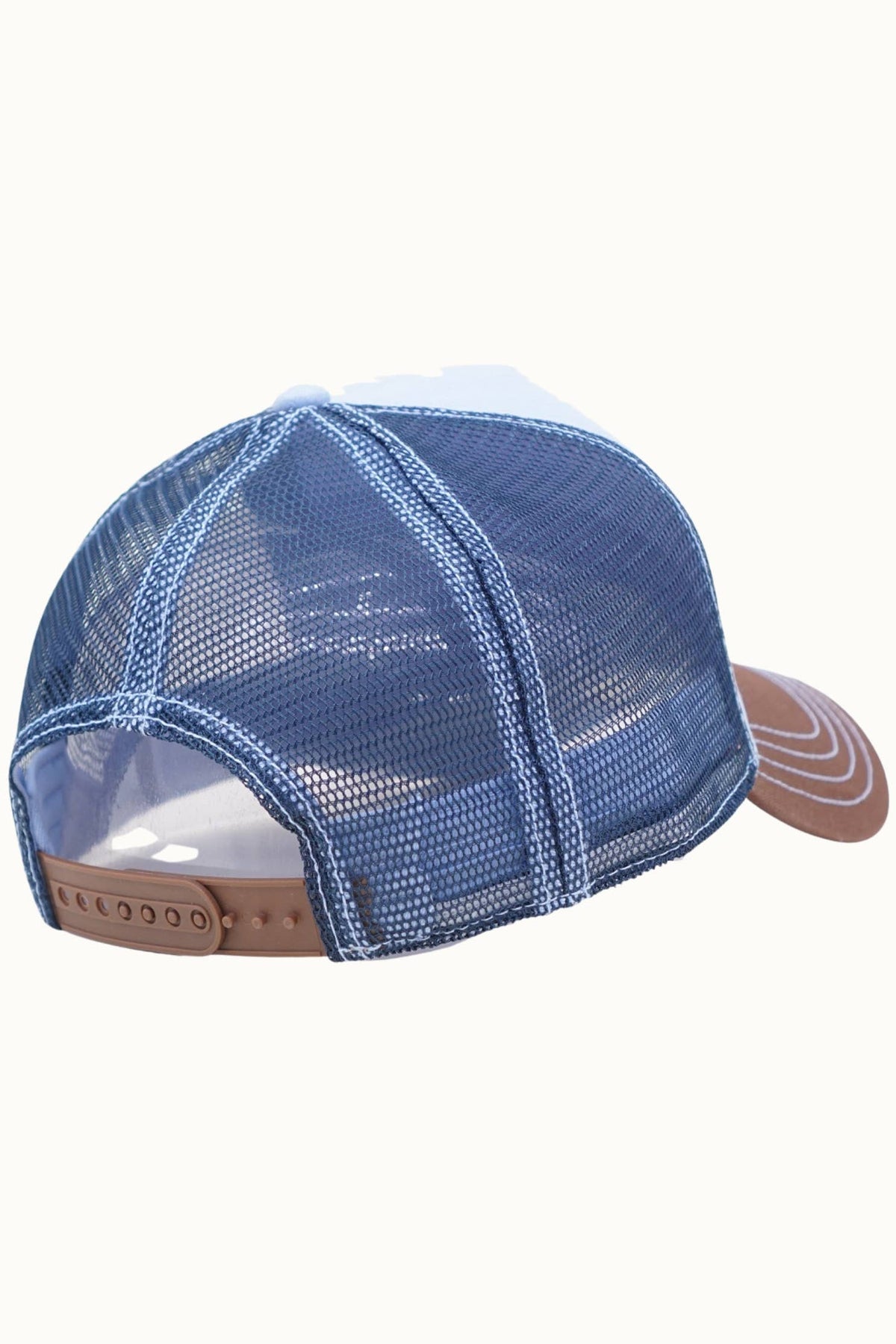 OP Colorstory Collection Truckers - Less Talk More Wine: Beige/Black/Brown