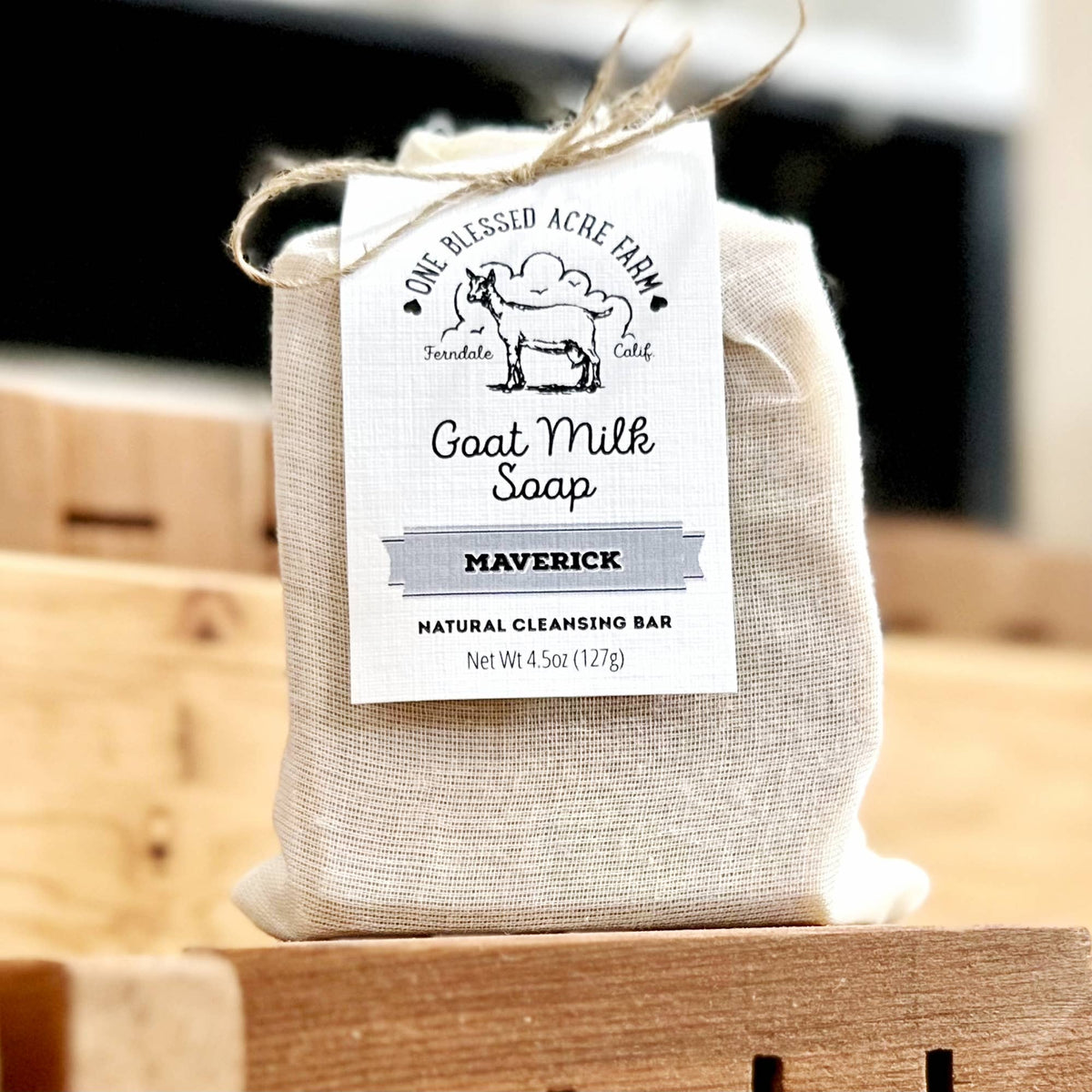 Maverick Goat Milk Bar Soap For Men