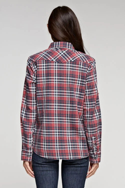 The Savannah Relaxed Plaid Shirt