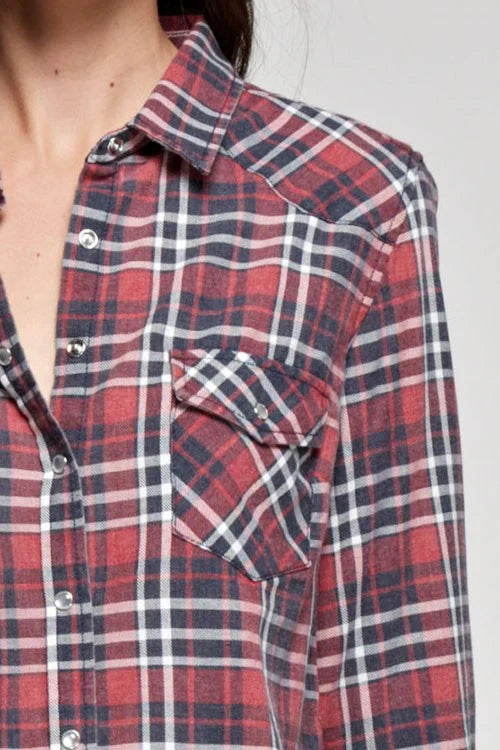 The Savannah Relaxed Plaid Shirt