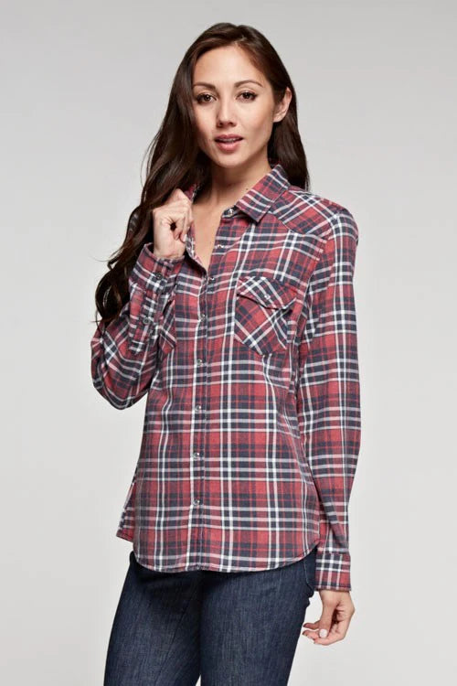 The Savannah Relaxed Plaid Shirt