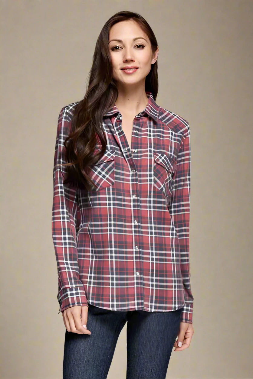 The Savannah Relaxed Plaid Shirt