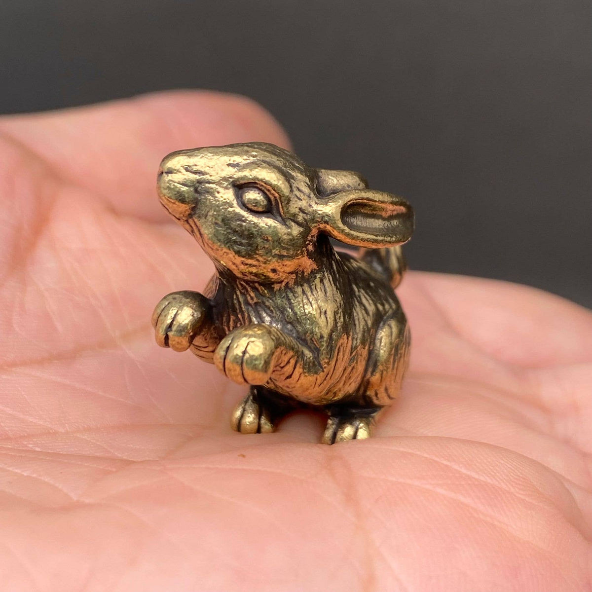 Brass Bunny Crafts Decoration Desktop Ornaments