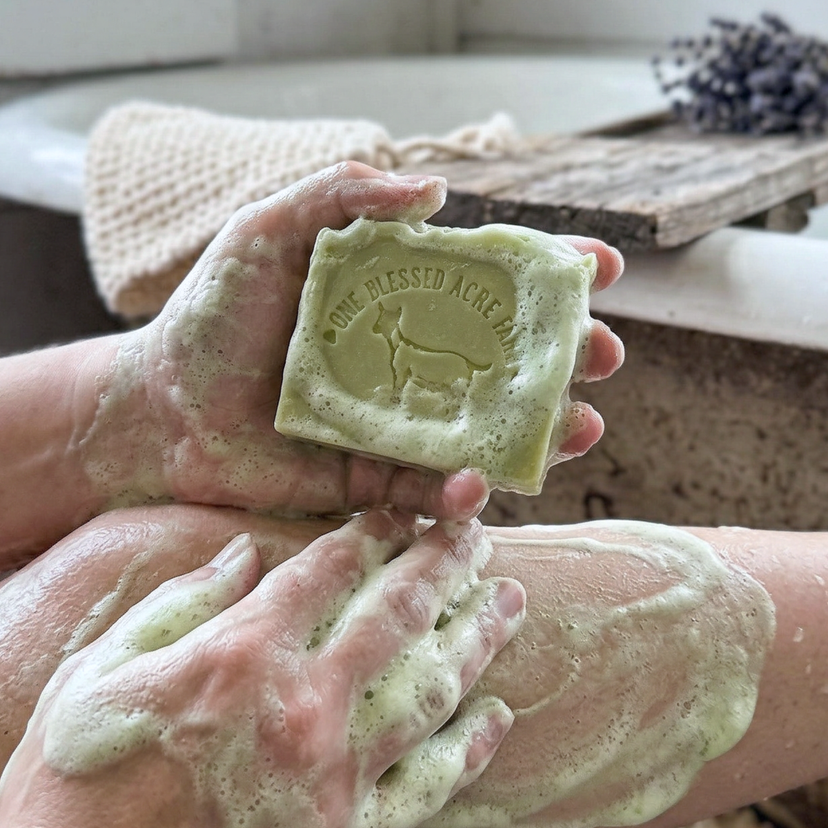 Wild Honeysuckle Goat Milk Bar Soap