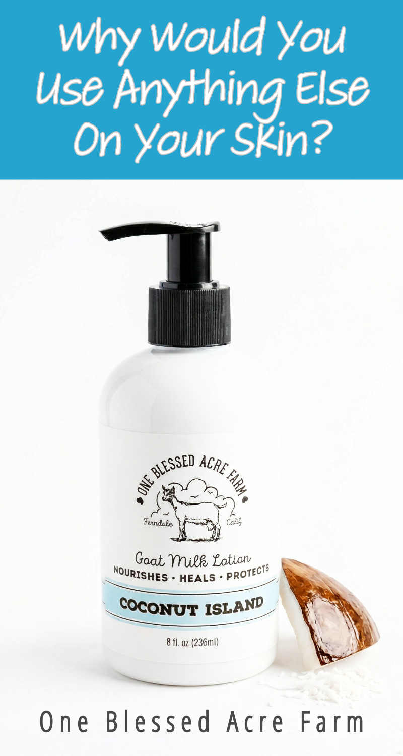 Coconut Island Goat Milk Lotion: 2 ounce with flip top