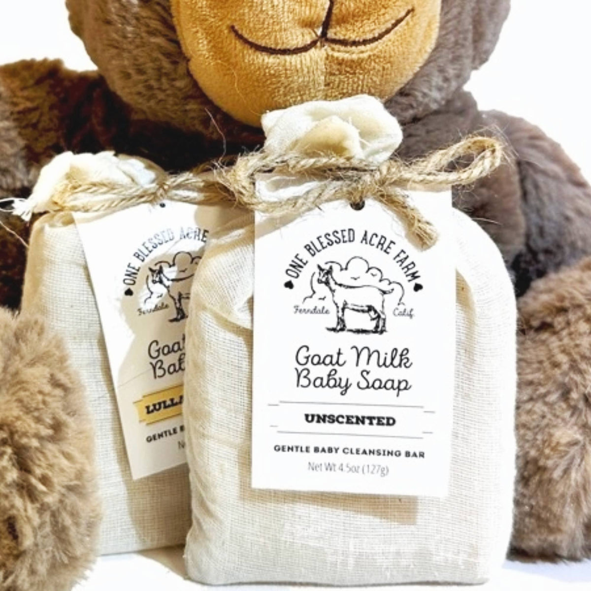 Goat Milk Baby Skincare Bar Soap: Unscented