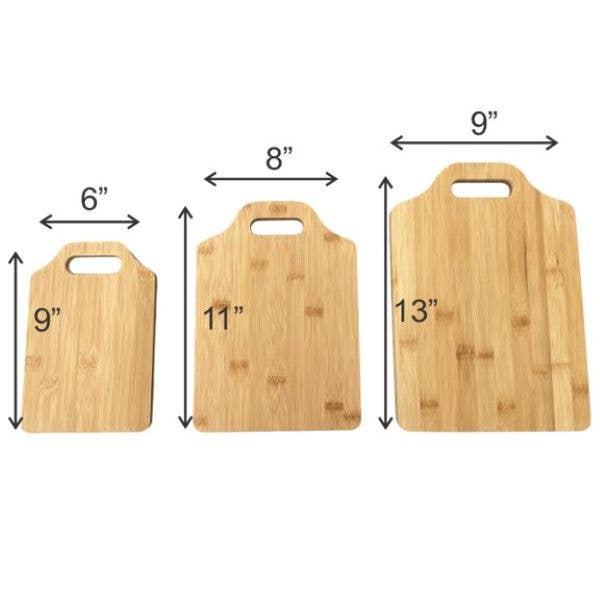 Goat Baby Design Bamboo Cutting, charcuterie, cheese board: 8"x11"