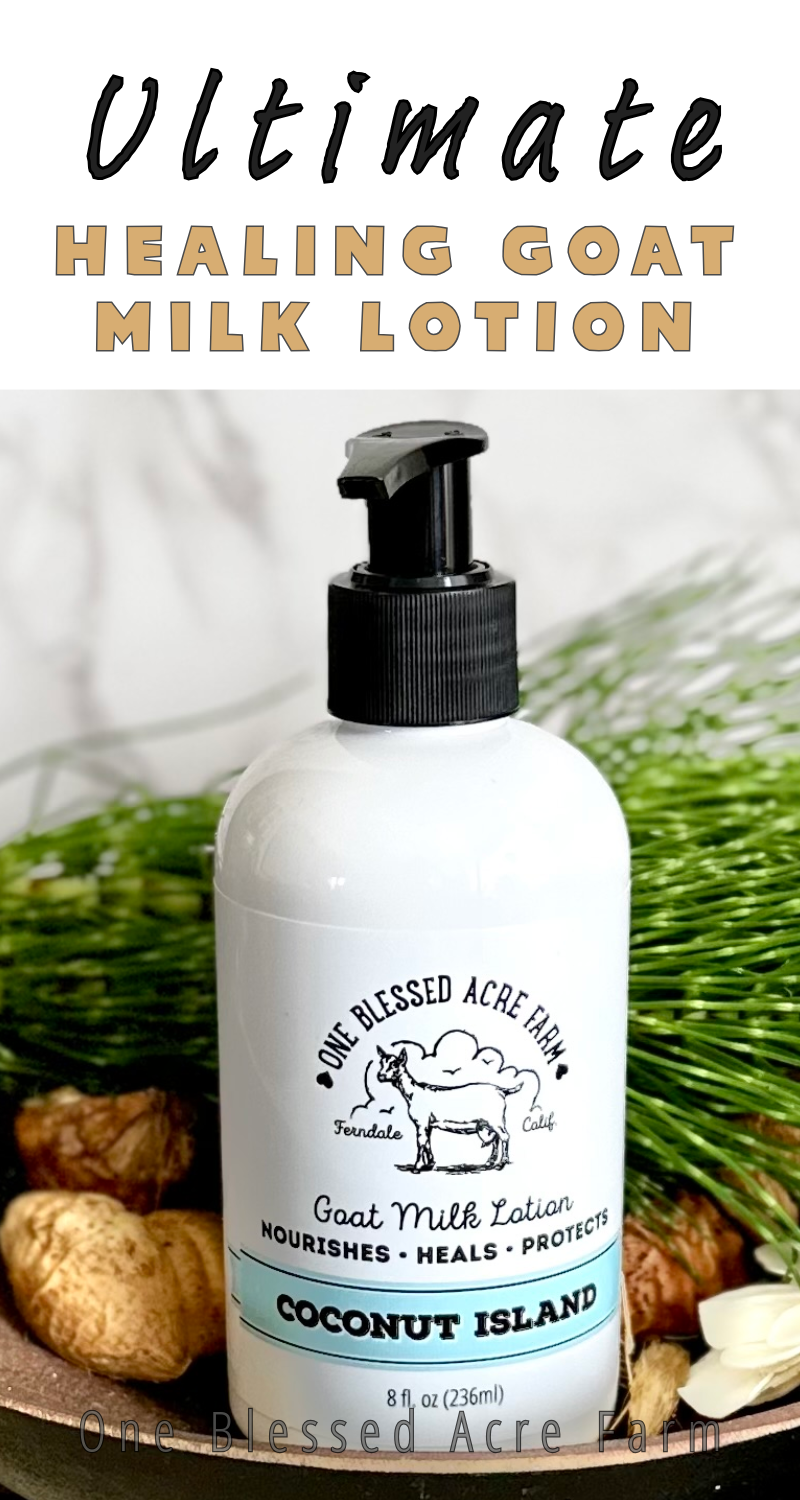 Coconut Island Goat Milk Lotion: 2 ounce with flip top