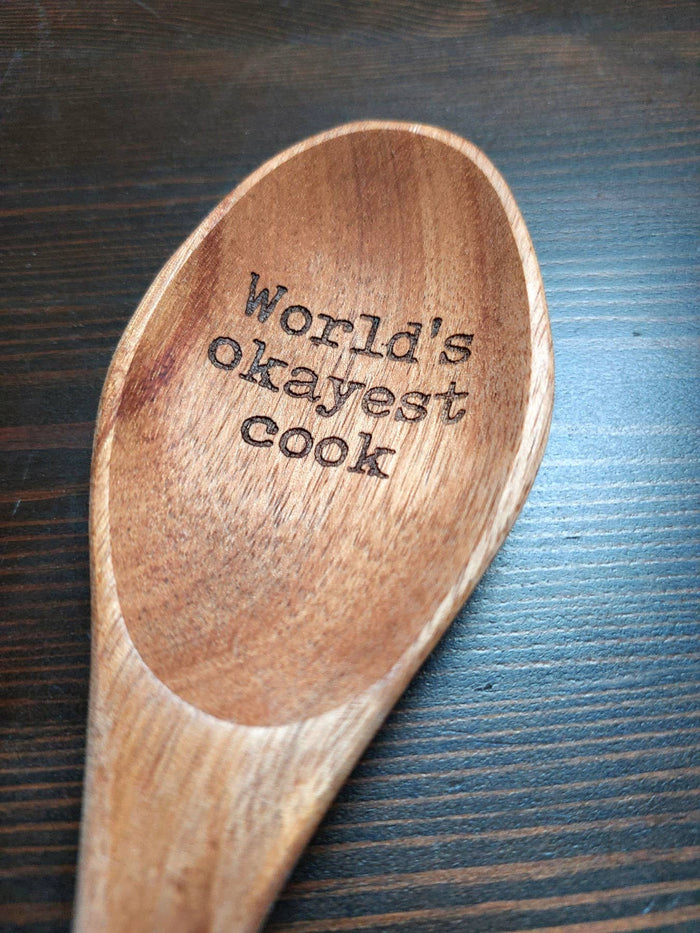 Spoons with a Side of Sass - "World's Okayest Cook...