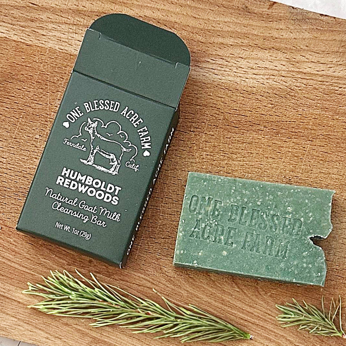 Humboldt Redwoods Goat Milk Bar Soap: 4.5 ounce soap bar
